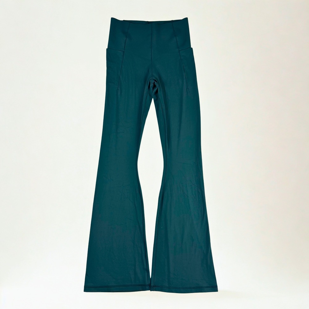 OFFLINE by Aerie Real Me XTRA Hold Up! Bootcut Leggings Womens M Teal High Rise
